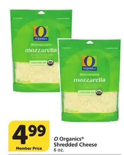 Albertsons O Organics Shredded Cheese offer
