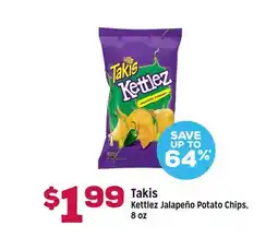 Grocery Outlet Takis Kettlez Jalapeño Potato Chips offer