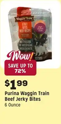 Grocery Outlet Waggin Train Beef Jerky Bites offer