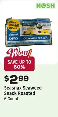 Grocery Outlet Seaweed Snack Roasted offer