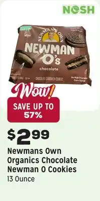 Grocery Outlet Chocolate Newman O Cookies offer