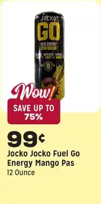 Grocery Outlet Jocko Fuel Go Energy Mango Pas offer