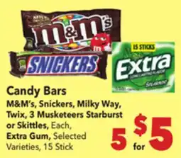 Vallarta Supermarkets Candy Bars offer