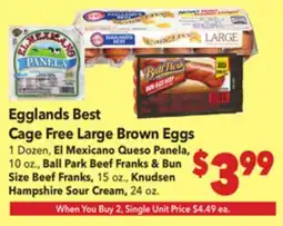 Vallarta Supermarkets Egglands Best Cage Free Large Brown Eggs offer