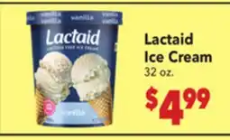 Vallarta Supermarkets Lactaid Ice Cream offer