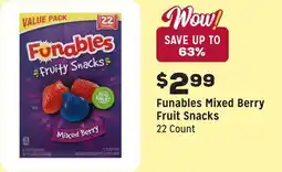 Grocery Outlet Mixed Berry Fruit Snacks offer