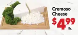Vallarta Supermarkets Cremoso Cheese offer