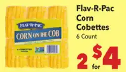 Vallarta Supermarkets Flav-R-Pac Corn Cobettes offer