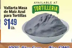 Vallarta Supermarkets Vallarta Masa de Maiz Azul para Tortillas offer
