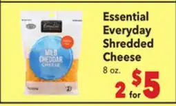 Vallarta Supermarkets Essential Everyday Shredded Cheese offer