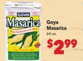 Vallarta Supermarkets Goya Masarica offer