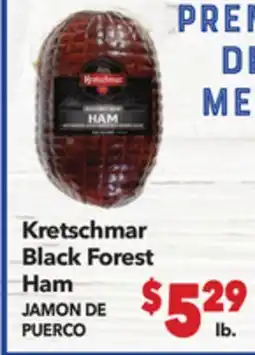 Vallarta Supermarkets Kretschmar Black Forest Ham / JAMON DE PUERCO offer