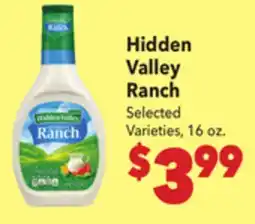 Vallarta Supermarkets Hidden Valley Ranch offer