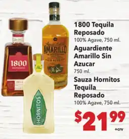 Vallarta Supermarkets 1800 Tequila Reposado offer
