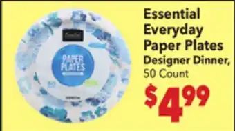 Vallarta Supermarkets Essential Everyday Paper Plates offer