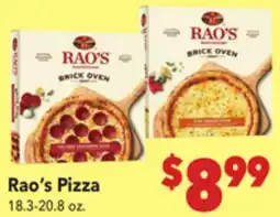 Vallarta Supermarkets Rao's Pizza offer