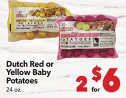 Vallarta Supermarkets Dutch Red or Yellow Baby Potatoes offer