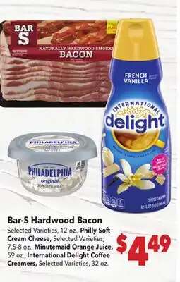 Vallarta Supermarkets Bar-S Hardwood Bacon offer