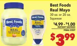 Vallarta Supermarkets Best Foods Real Mayo offer