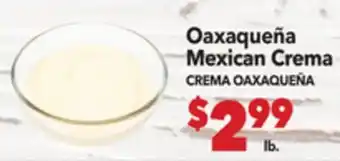 Vallarta Supermarkets Oaxaqueña Mexican Crema / CREMA OAXAQUEÑA offer
