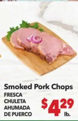 Vallarta Supermarkets Smoked Pork Chops / FRESCA CHULETA AHUMADA DE PUERCO offer