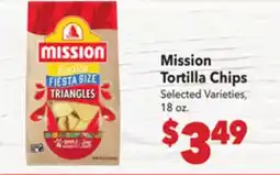 Vallarta Supermarkets Mission Tortilla Chips offer