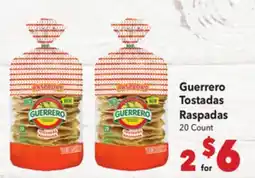 Vallarta Supermarkets Guerrero Tostadas Raspadas offer