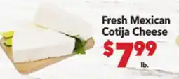 Vallarta Supermarkets Fresh Mexican Cotija Cheese offer