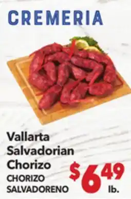 Vallarta Supermarkets Vallarta Salvadorian Chorizo / CHORIZO SALVADORENO offer