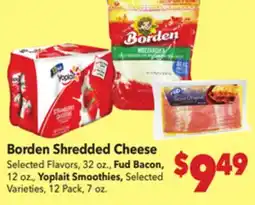Vallarta Supermarkets Borden Shredded Cheese offer