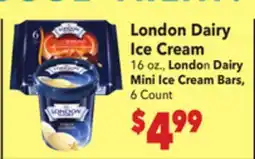Vallarta Supermarkets London Dairy Ice Cream offer
