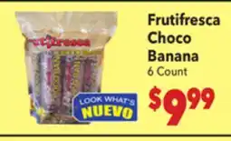 Vallarta Supermarkets Frutifresca Choco Banana offer