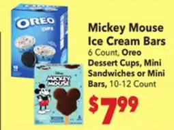 Vallarta Supermarkets Mickey Mouse Ice Cream Bars offer