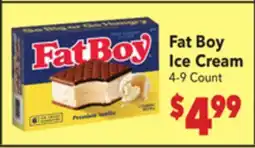 Vallarta Supermarkets Fat Boy Ice Cream offer