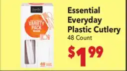 Vallarta Supermarkets Essential Everyday Plastic Cutlery offer
