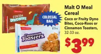 Vallarta Supermarkets Malt O Meal Cereal offer