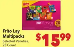 Vallarta Supermarkets Frito Lay Multipacks offer
