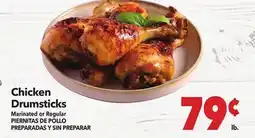 Vallarta Supermarkets Chicken Drumsticks / PIERNITAS DE POLLO PREPARADAS Y SIN PREPARAR offer