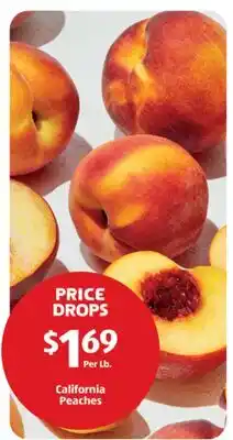 Aldi California Peaches offer