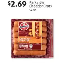 Aldi Parkview Cheddar Brats offer