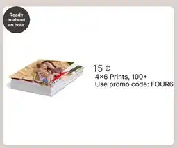 Walgreens 4x6 Prints, 100+ offer