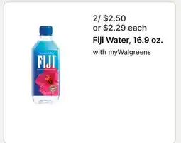 Walgreens Fiji Water offer