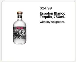 Walgreens Espolón Blanco Tequila, 750ml offer