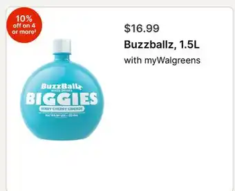Walgreens Buzzballz offer