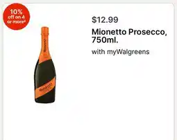 Walgreens Mionetto Prosecco offer
