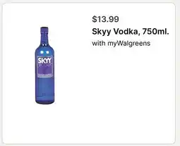 Walgreens Skyy Vodka offer