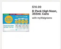 Walgreens 8-Pack High Noon offer