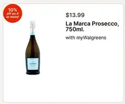 Walgreens La Marca Prosecco, 750ml offer
