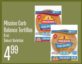 Jewel-Osco Mission Carb Balance Tortillas offer