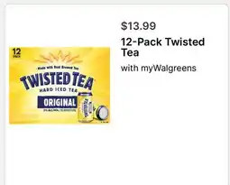 Walgreens 12-Pack Twisted Tea offer